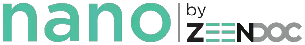 Nano by Zeendoc : la solution idéale pour la gestion des factures des TP Logo du nouveau logiciel nano by zeendoc